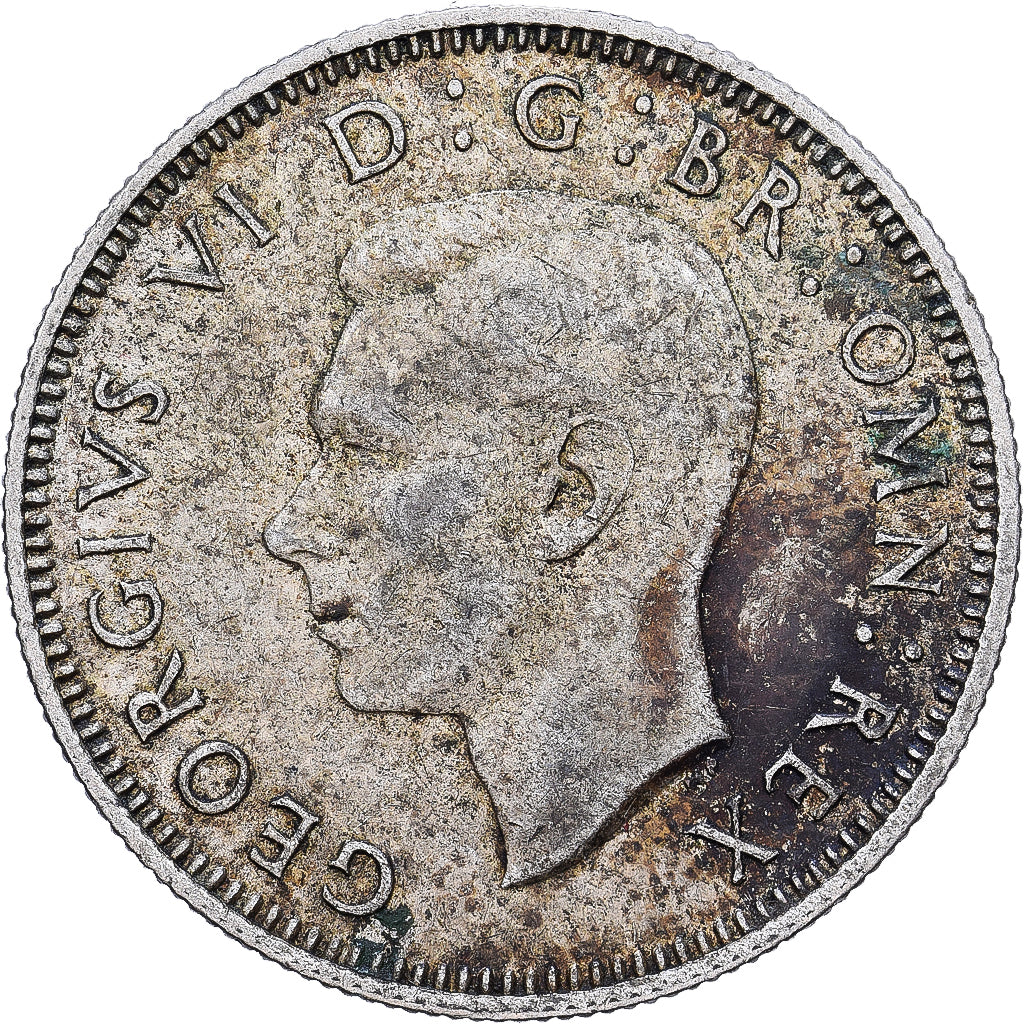 Großbritannien, George VI, 1 Shilling, 1941, British Royal Mint, Silber, S+