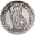 Svizzera, 1 Franc, 1944, Bern, Argento, BB