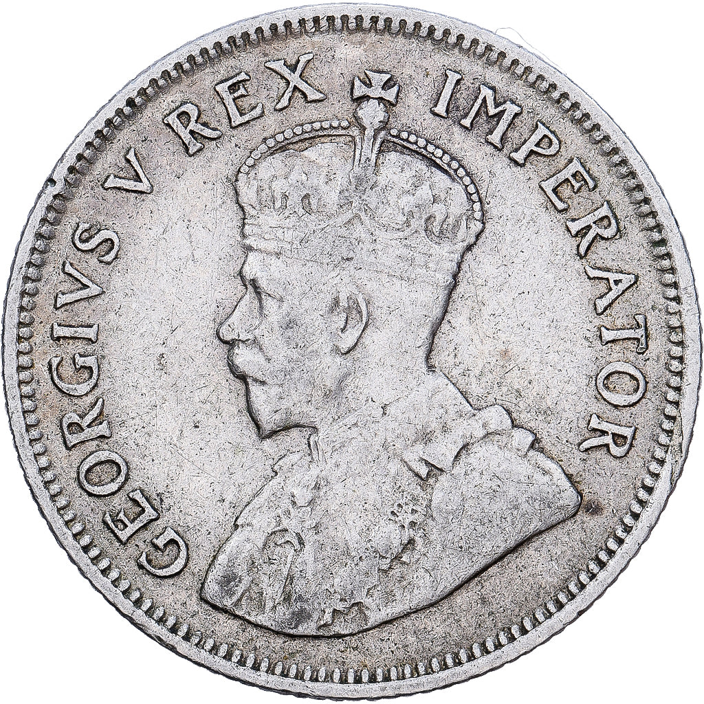 South Africa, George V, 1 Shilling, 1929, Pretoria, Silver