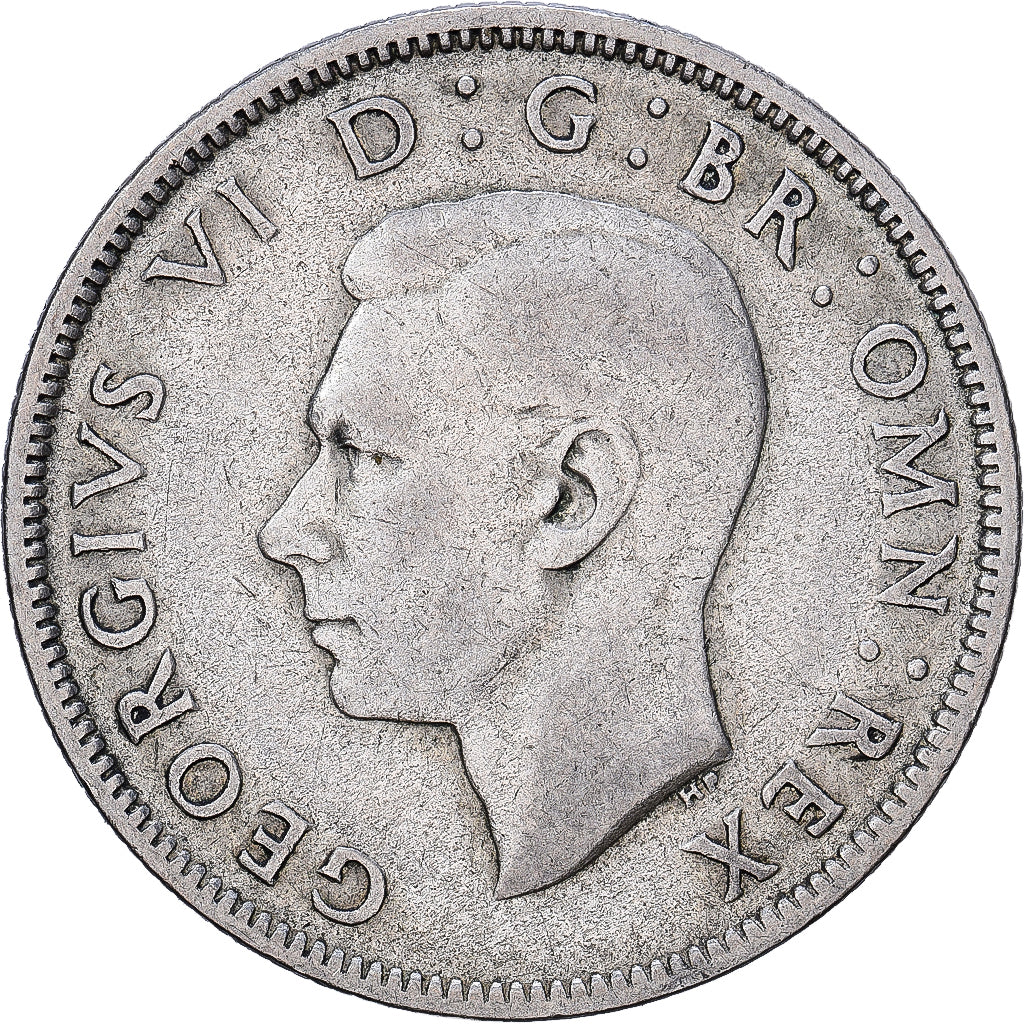 Großbritannien, George VI, 2 Shillings, 1942, British Royal Mint, Silber, S+