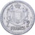 Monaco, Louis II, 2 Francs, 1943, Paris, Aluminum, EF(40-45)