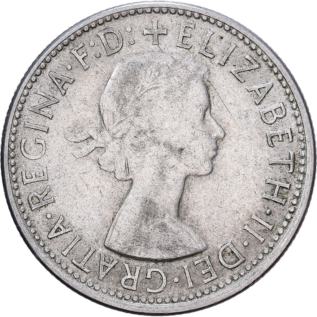 Australien, Elizabeth II, 1 Florin, 1957, Melbourne, Silber, SS