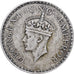 India-Británica, George VI, 1 Rupee, 1941, Bombay, Plata, MBC