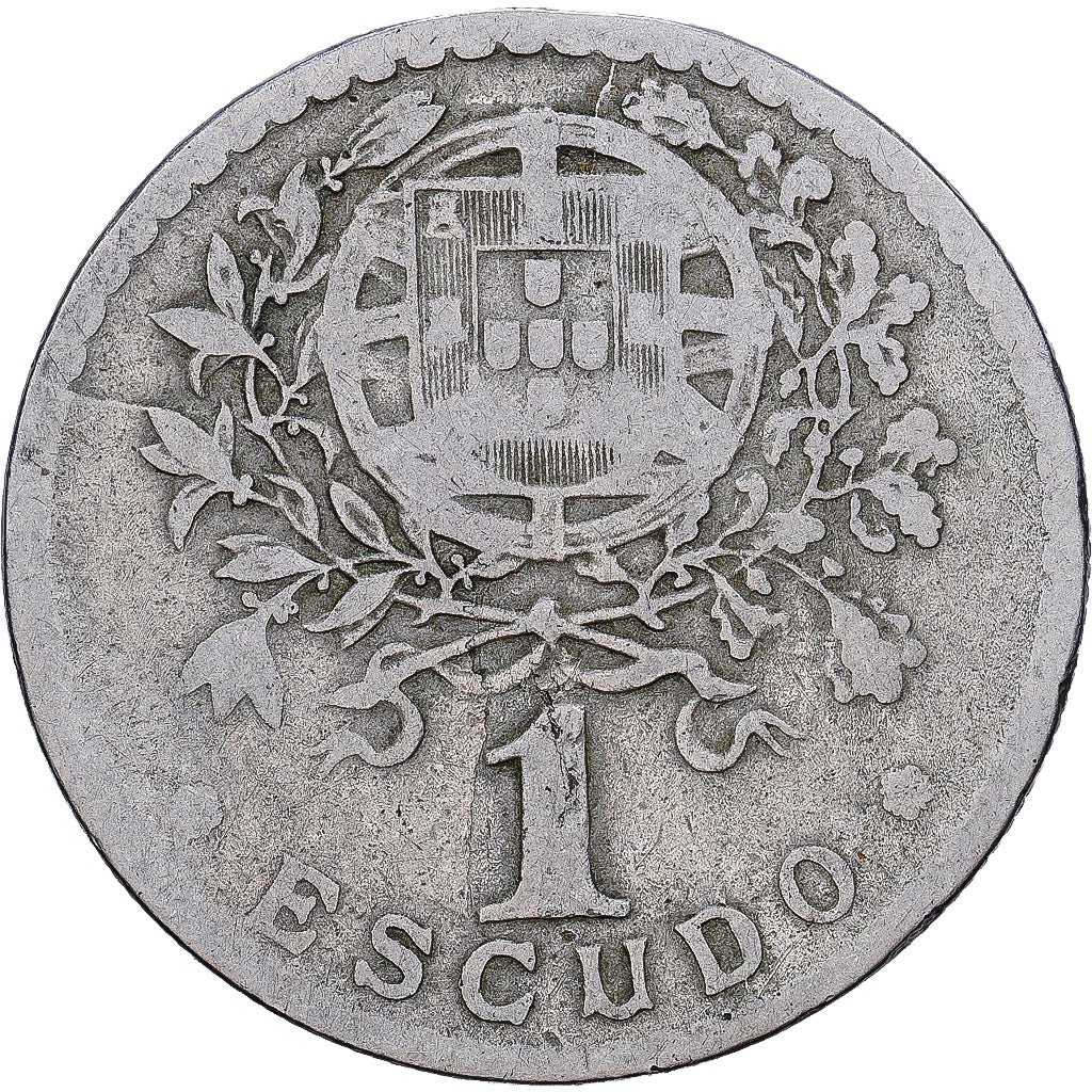 Portugal, 1 Escudo, 1930, Lisbon, Nickel-brass, ZF