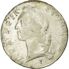 Moneta, Francia, Louis XV, Écu de Béarn au bandeau, Ecu, 1757, Pau, MB+