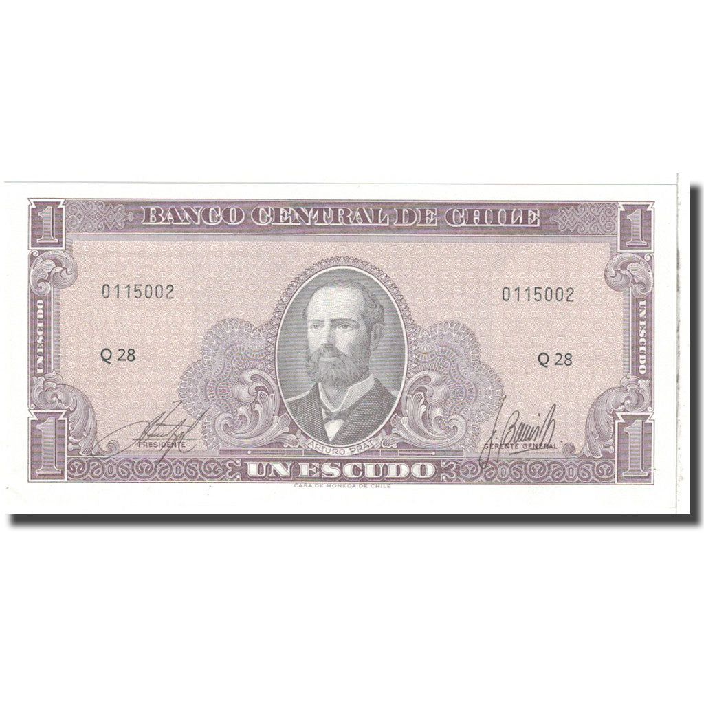 Banknote, Chile, 1 Escudo, KM:136, UNC(65-70)