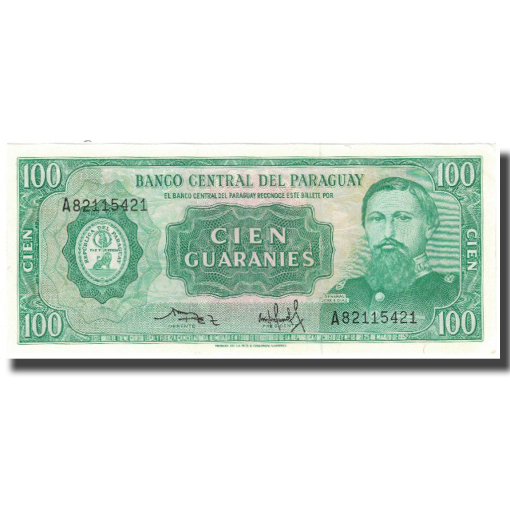 Billet, Paraguay, 100 Guaranies, KM:205, NEUF