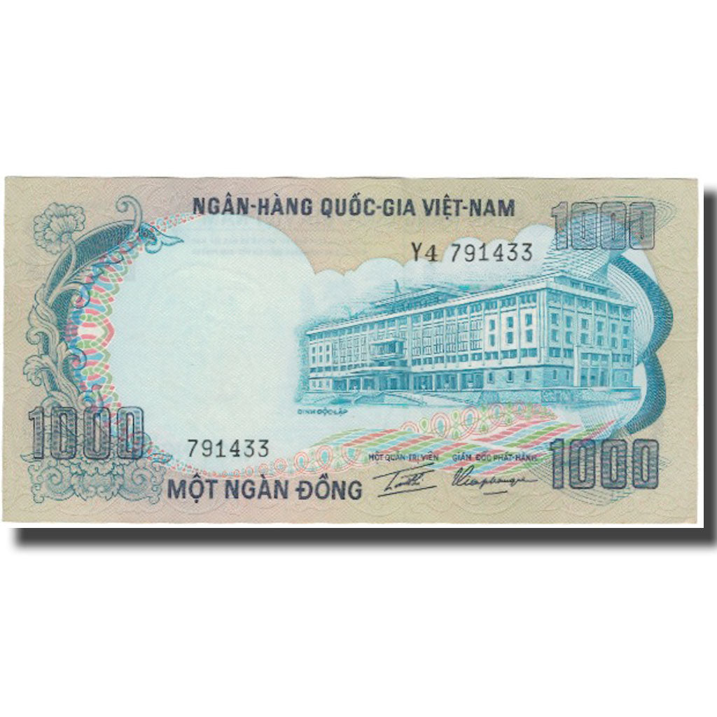 Billet, South Viet Nam, 1000 D<ox>ng, KM:34a, NEUF
