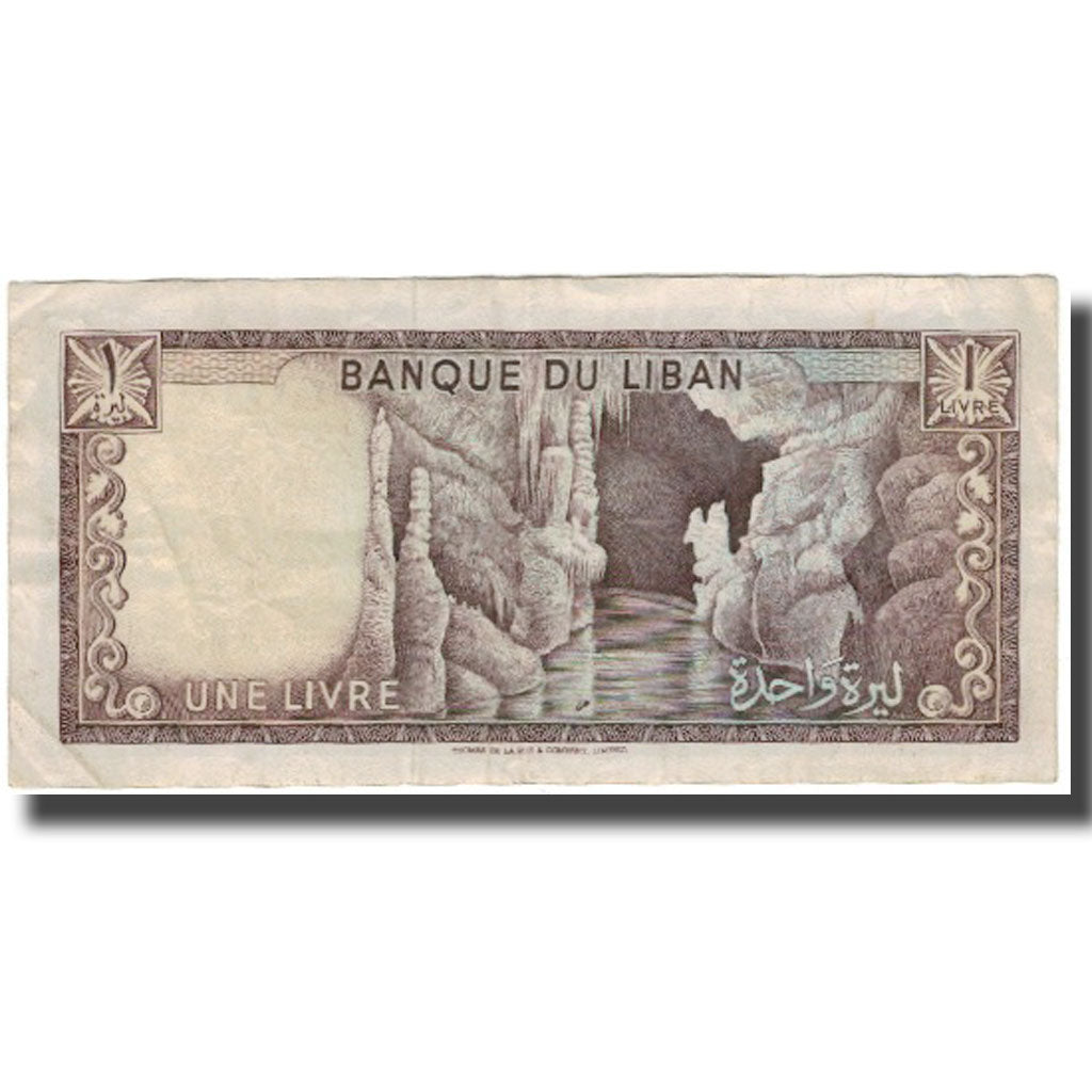 Biljet, Libanon, 1 Livre, KM:61a, TB+