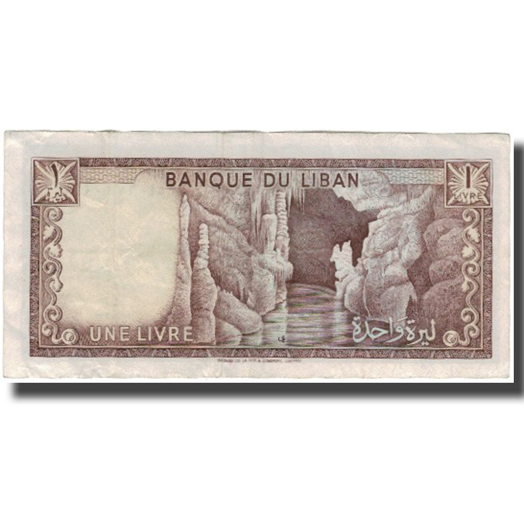 Banknote, Lebanon, 1 Livre, KM:61b, EF(40-45)