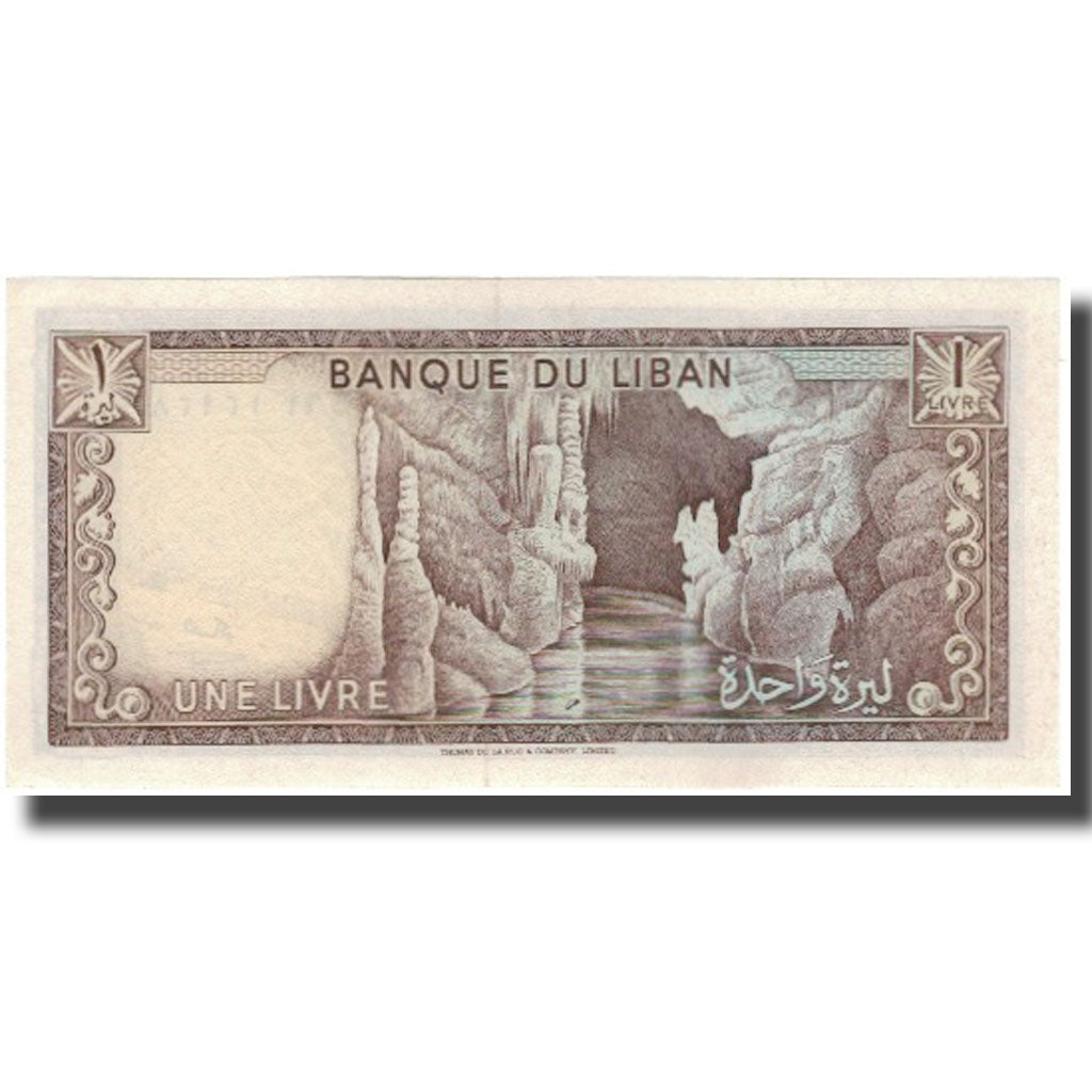 Billet, Lebanon, 1 Livre, KM:61b, NEUF