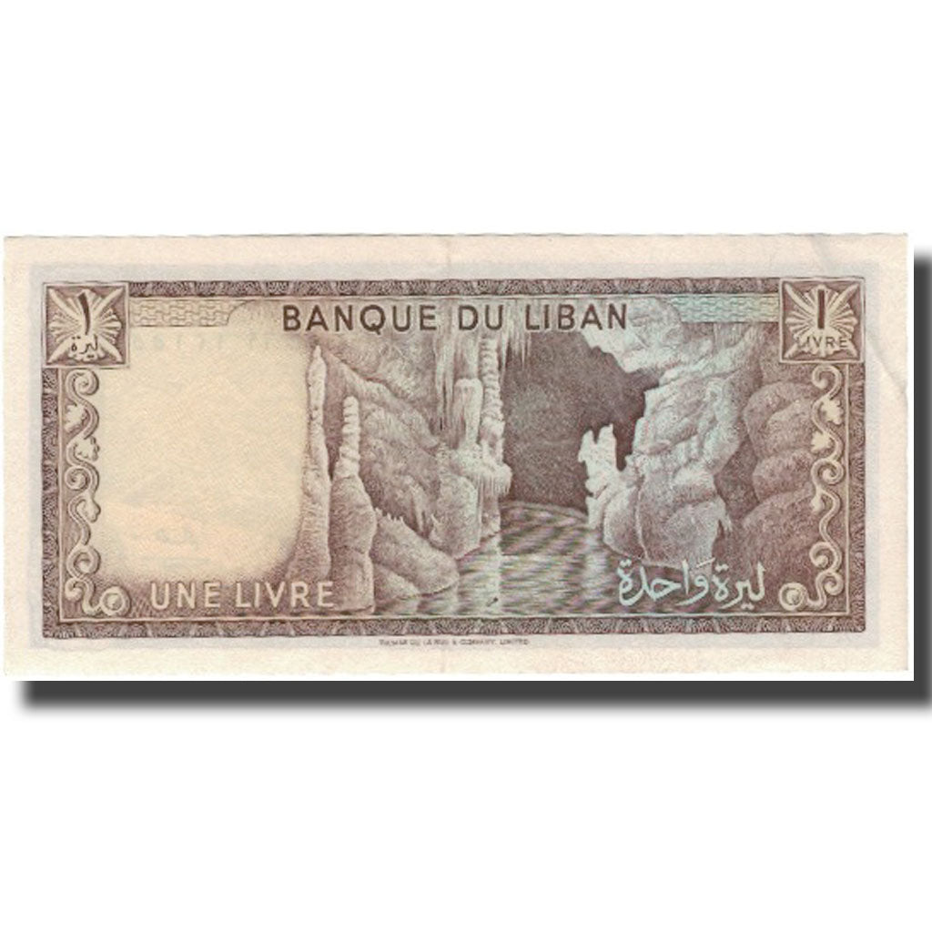 Banknote, Lebanon, 1 Livre, KM:61b, UNC(60-62)