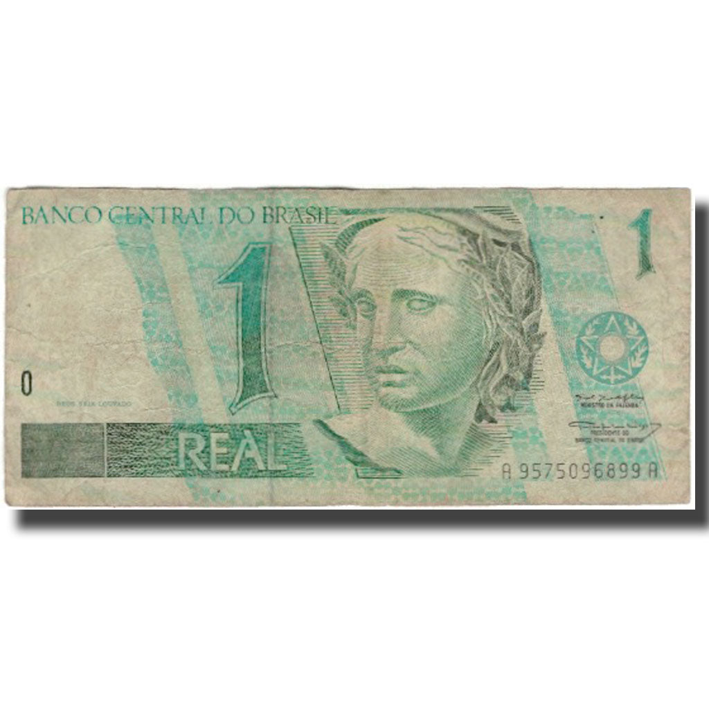 Banknote, Brazil, 1 Réal, KM:243Aa, F(12-15)
