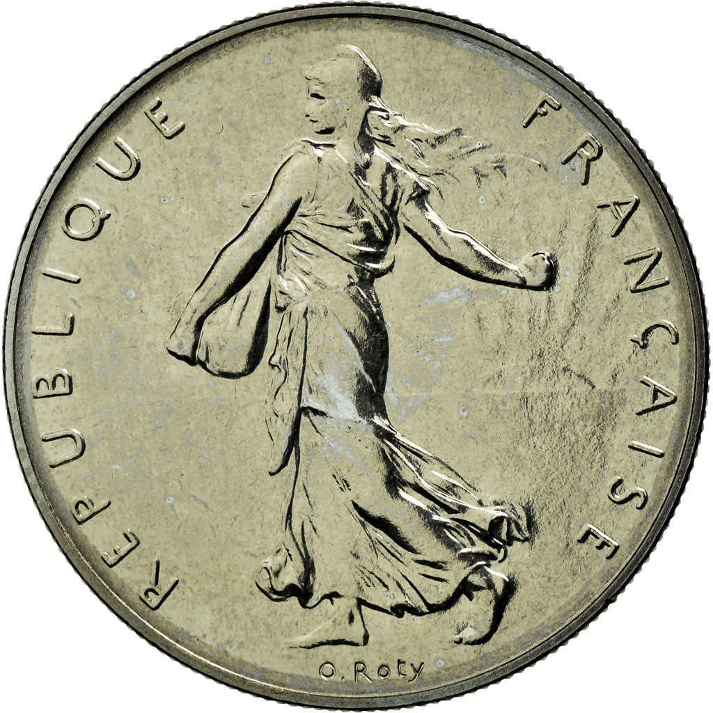 Munten, Frankrijk, Semeuse, Franc, 1980, FDC, Nickel, Gadoury:474