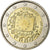 Eslovénia, 2 Euro, Drapeau européen, 2015, MS(64), Bimetálico
