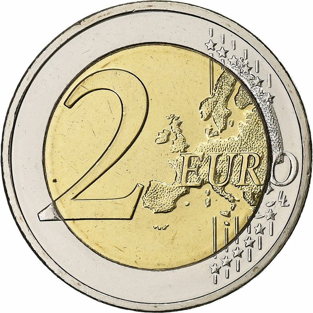 Grécia, 2 Euro, €uro 2002-2012, 2012, MS(64), Bimetálico