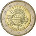 Eslovénia, 2 Euro, €uro 2002-2012, 2012, MS(64), Bimetálico