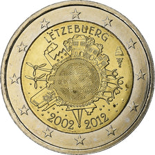 Luxemburgo, 2 Euro, €uro 2002-2012, 2012, SC+, Bimetálico