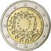 Chipre, 2 Euro, Flag, 2015, SC+, Bimetálico