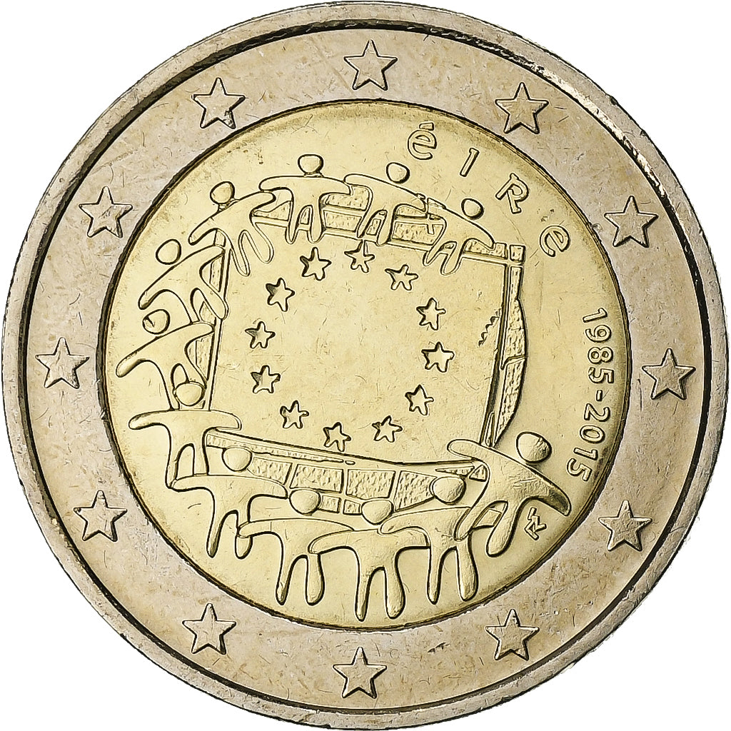 Irlanda, 2 Euro, Flag, 2015, SPL+, Bi-metallico