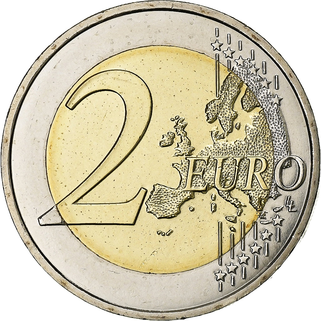 Francia, 2 Euro, 30 ans du drapeau de l union europeenne, 2015, SPL+
