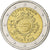 Chipre, 2 Euro, €uro 2002-2012, 2012, MS(64), Bimetálico