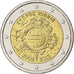 Chipre, 2 Euro, €uro 2002-2012, 2012, MS(64), Bimetálico