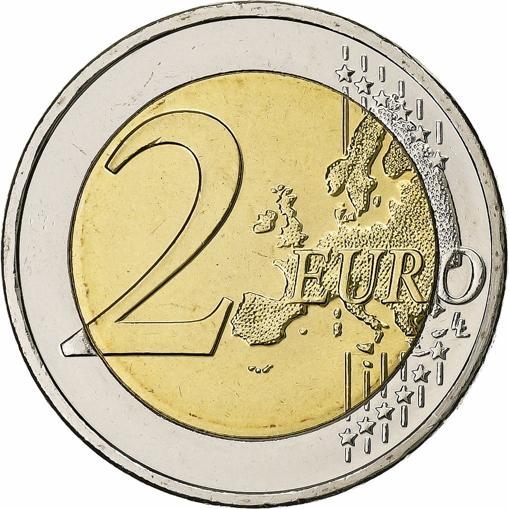 Chipre, 2 Euro, €uro 2002-2012, 2012, MS(64), Bimetálico