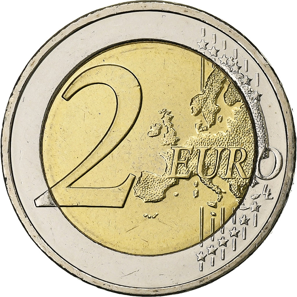 Grécia, 2 Euro, €uro 2002-2012, 2012, MS(64), Bimetálico