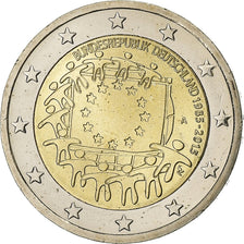 Germania, 2 Euro, 2015, Berlin, 30 ans   Drapeau européen, SPL+, Bi-metallico