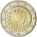 Germania, 2 Euro, 2015, Berlin, 30 ans   Drapeau européen, SPL+, Bi-metallico