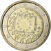 Finnland, 2 Euro, 2015, 30 ans   Drapeau européen, UNZ+, Bi-Metallic, KM:New
