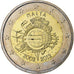 Malta, 2 Euro, 10 Jahre Euro, 2012, SPL+, Bi-metallico, KM:139