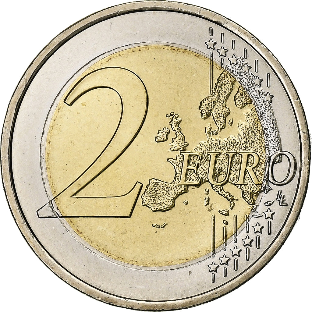 Portugal, 2 Euro, 2015, 30 ans   Drapeau européen, MS(64), Bimetaliczny, KM:New