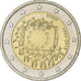 Estonia, 2 Euro, Drapeau européen, 2015, UNZ+, Bi-Metallic