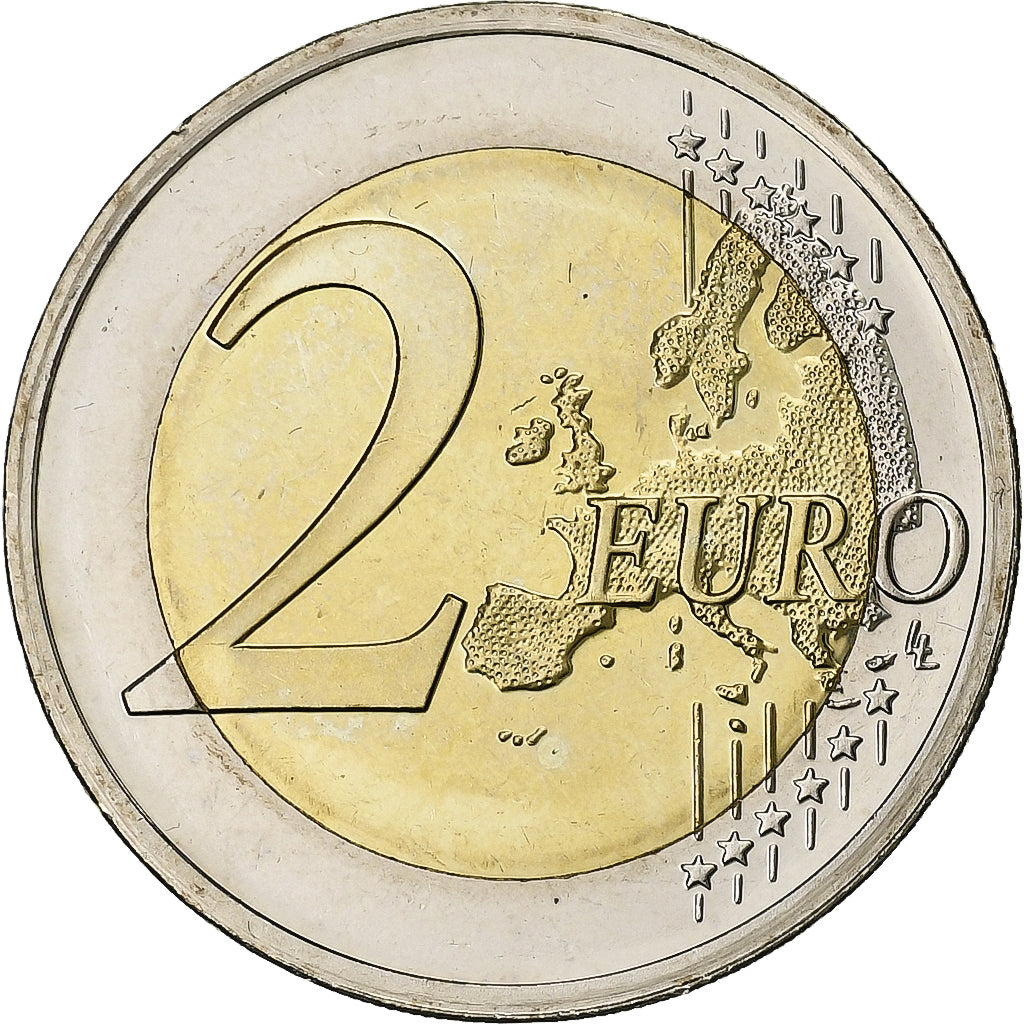Estonia, 2 Euro, Drapeau européen, 2015, UNZ+, Bi-Metallic