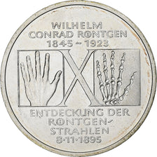 République fédérale allemande, 10 Mark, 1995, Munich, Argent, SUP+, KM:187