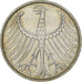 GERMANIA - REPUBBLICA FEDERALE, 5 Mark, 1974, Hamburg, Argento, SPL, KM:112.1
