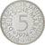 GERMANY - FEDERAL REPUBLIC, 5 Mark, 1974, Hamburg, Silver, MS(60-62), KM:112.1