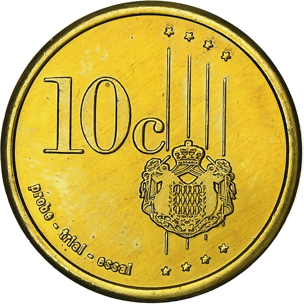 Monaco, 10 Euro Cent, unofficial private coin, 2006, Tin, UNC