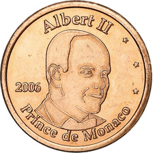 Monaco, 5 Euro Cent, unofficial private coin, 2006, Copper Plated Steel, UNZ+