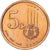 Monaco, 5 Euro Cent, unofficial private coin, 2006, Copper Plated Steel, UNZ+