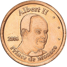 Monaco, Euro Cent, unofficial private coin, 2006, Copper Plated Steel, UNZ+
