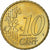 Países Baixos, Beatrix, 10 Euro Cent, 2000, Utrecht, Latão, MS(64), KM:237