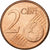 Nederland, Beatrix, 2 Euro Cent, 2000, Utrecht, Copper Plated Steel, UNC-