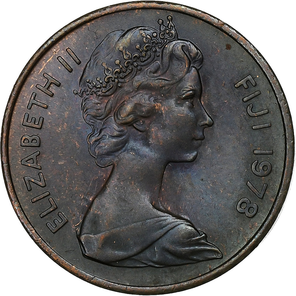 Fiji, 2 Cents, 1978, Bronce, MBC