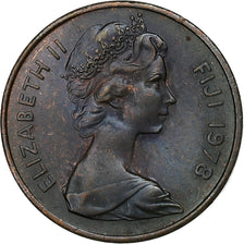 Fiji, 2 Cents, 1978, Brązowy, EF(40-45)