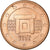 Malta, Euro Cent, 2008, Aço Cromado a Cobre, MS(60-62), KM:New