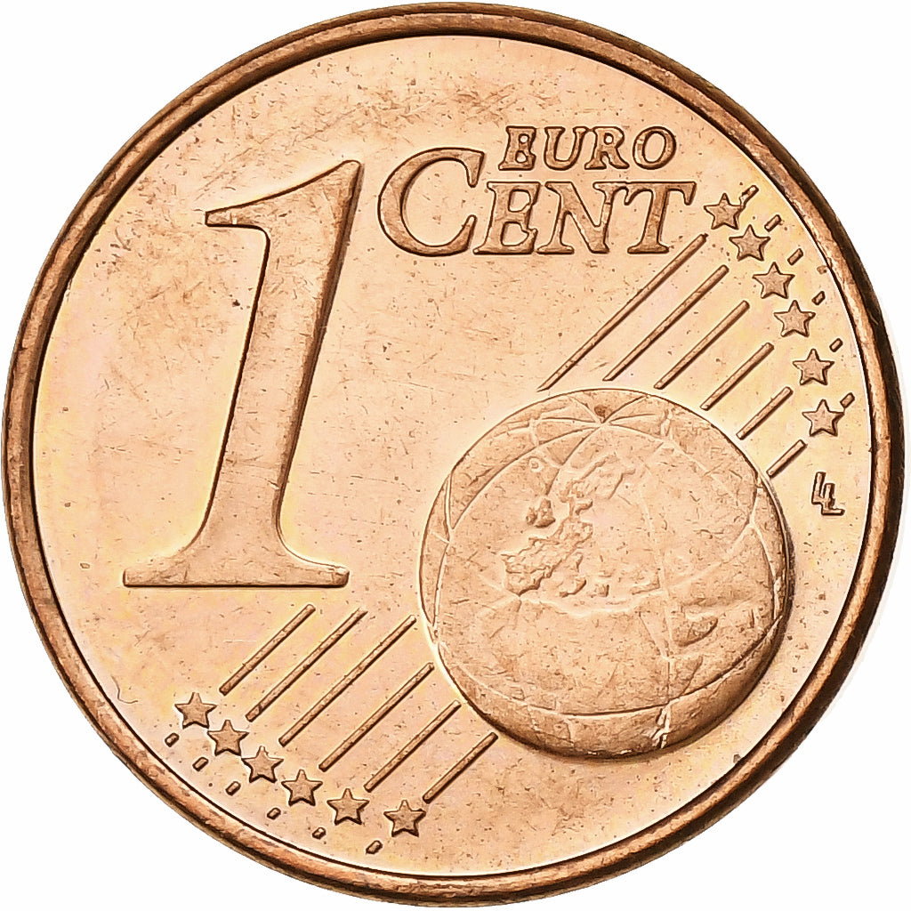 Słowenia, Euro Cent, 2007, Miedź platerowana stalą, MS(60-62), KM:68