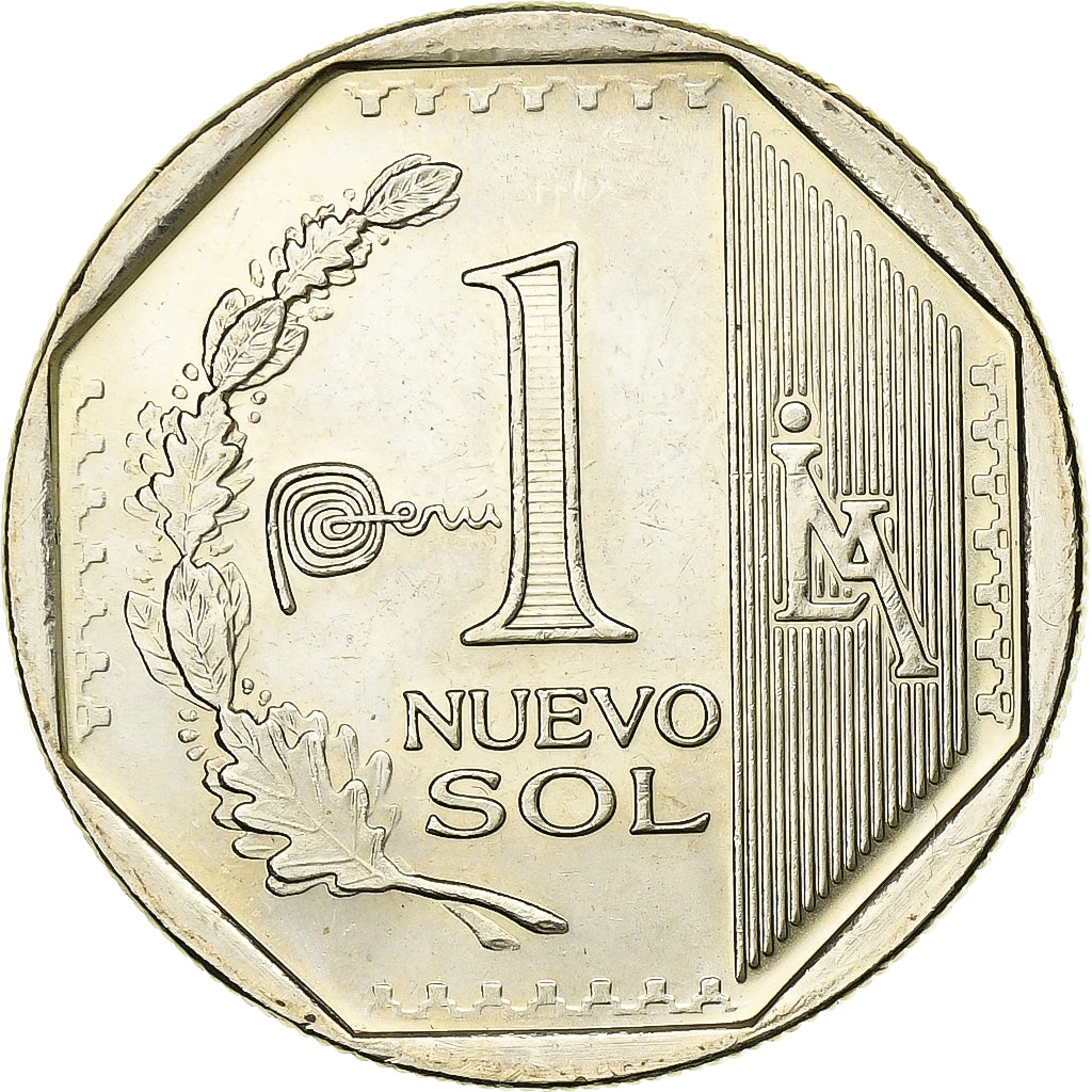 Perú, Nuevo Sol, 2014, Lima, Cobre - níquel - cinc, SC, KM:366